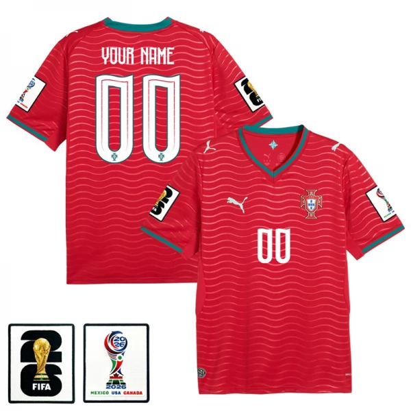 Maillot Domicile Portugal Coupe du Monde 2026 avec Patch Maillot Domicile Portugal Coupe du Monde 2026 avec Patch