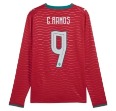 Maillot Domicile Portugal G.Ramos 9 Coupe du Monde 2026 Manches Longues