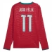 Maillot Domicile Portugal João Félix 11 Coupe du Monde 2026 Manches Longues