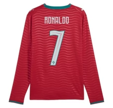 Maillot Domicile Portugal Ronaldo 7 Coupe du Monde 2026 Manches Longues
