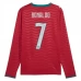 Maillot Domicile Portugal Ronaldo 7 Coupe du Monde 2026 Manches Longues