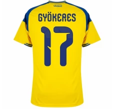 Maillot Domicile Suède Gyökeres 17 Coupe du Monde 2026