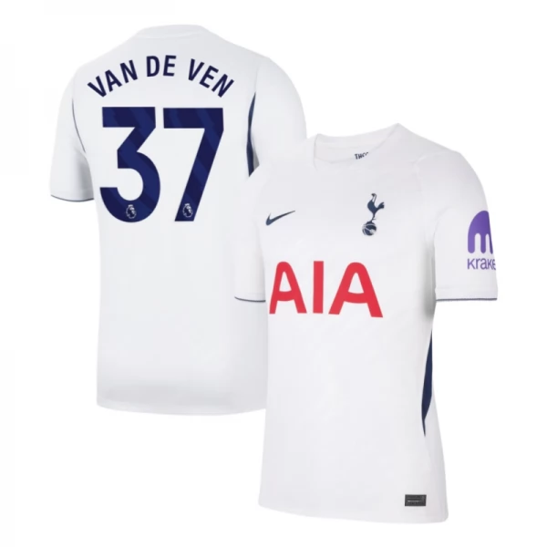 Maillot Domicile Tottenham Hotspur FC Van De Ven 37 2026/27 Maillot Domicile Tottenham Hotspur FC Van De Ven 37 2026/27