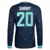 Maillot Extérieur Allemagne Gnabry 20 Coupe du Monde 2026 Manches Longues