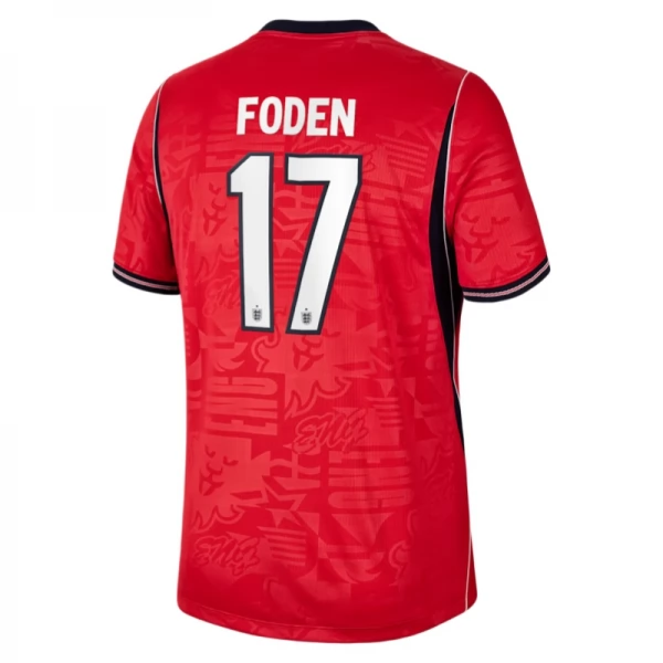 Maillot Extérieur Angleterre Foden 17 Coupe du Monde 2026 Maillot Extérieur Angleterre Foden 17 Coupe du Monde 2026