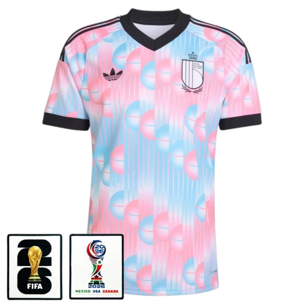 Maillot Extérieur Belgique Coupe du Monde 2026 avec Patch Maillot Extérieur Belgique Coupe du Monde 2026 avec Patch