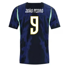 Maillot Extérieur Brésil João Pedro 9 Coupe du Monde 2026