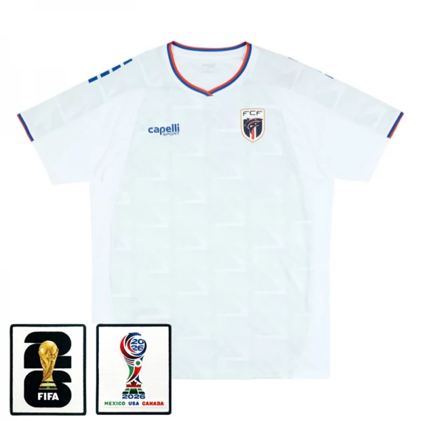 Maillot Extérieur Cap-Vert Coupe du Monde 2026 avec Patch Maillot Extérieur Cap-Vert Coupe du Monde 2026 avec Patch