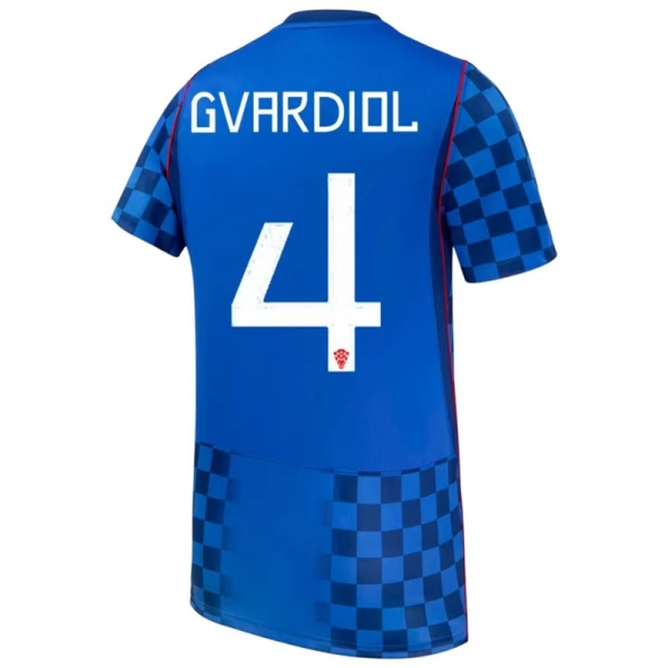Maillot Extérieur Croatie Gvardiol 4 Coupe du Monde 2026 Maillot Extérieur Croatie Gvardiol 4 Coupe du Monde 2026
