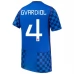 Maillot Extérieur Croatie Gvardiol 4 Coupe du Monde 2026 Maillot Extérieur Croatie Gvardiol 4 Coupe du Monde 2026