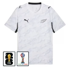 Maillot Extérieur Nouvelle-Zélande Coupe du Monde 2026 avec Patch Maillot Extérieur Nouvelle-Zélande Coupe du Monde 2026 avec Patch