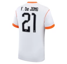 Maillot Extérieur Pays-Bas F.De Jong 21 Coupe du Monde 2026