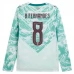 Maillot Extérieur Portugal B.Fernandes 8 Coupe du Monde 2026 Manches Longues
