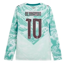 Maillot Extérieur Portugal Bernardo 10 Coupe du Monde 2026 Manches Longues
