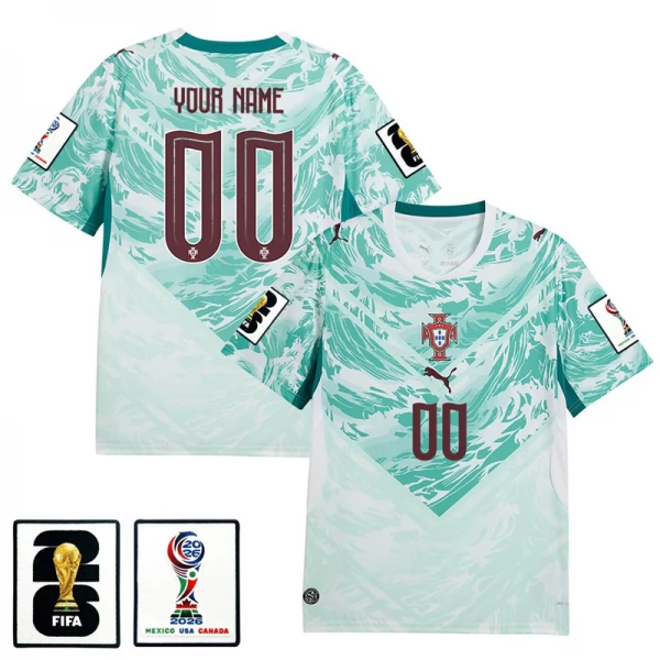 Maillot Extérieur Portugal Coupe du Monde 2026 avec Patch Maillot Extérieur Portugal Coupe du Monde 2026 avec Patch