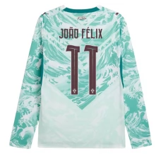 Maillot Extérieur Portugal João Félix 11 Coupe du Monde 2026 Manches Longues