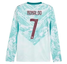 Maillot Extérieur Portugal Ronaldo 7 Coupe du Monde 2026 Manches Longues