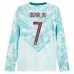 Maillot Extérieur Portugal Ronaldo 7 Coupe du Monde 2026 Manches Longues