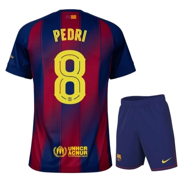 Maillot FC Barcelone Pedri 8 Tenue Domicile Enfant 2025/26 Maillot FC Barcelone Pedri 8 Tenue Domicile Enfant 2025/26