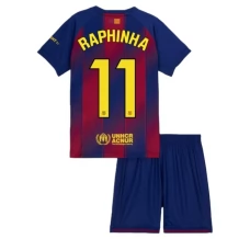Maillot FC Barcelone Raphinha 11 Tenue Domicile Enfant 2025/26