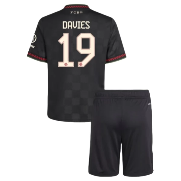 Maillot FC Bayern Munich Davies 19 Tenue Third Enfant 2025/26 Maillot FC Bayern Munich Davies 19 Tenue Third Enfant 2025/26