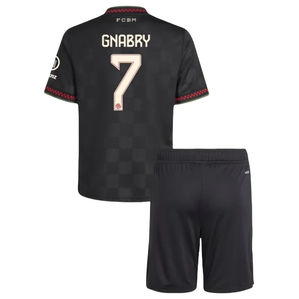 Maillot FC Bayern Munich Gnabry 7 Tenue Third Enfant 2025/26 Maillot FC Bayern Munich Gnabry 7 Tenue Third Enfant 2025/26