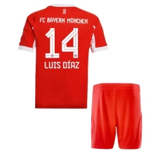 Maillot FC Bayern Munich Luis Díaz 14 Tenue Domicile Enfant 2025/26