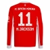 Maillot FC Bayern Munich N.Jackson 11 Tenue Domicile 2025/26 Manches longues