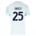 Maillot Inter Milan Akanji 25 Tenue Extérieur 2025/26