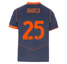 Maillot Inter Milan Akanji 25 Tenue Third 2025/26