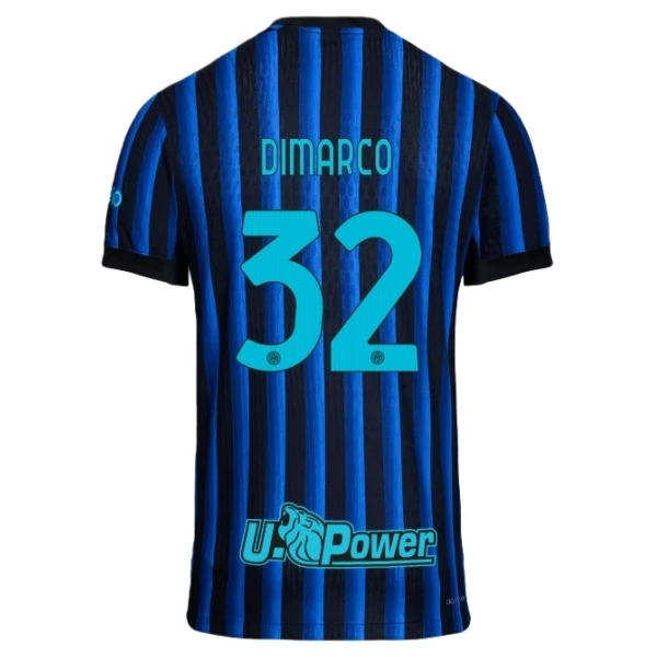 Maillot Inter Milan Dimarco 32 Tenue Domicile 2025/26 Maillot Inter Milan Dimarco 32 Tenue Domicile 2025/26