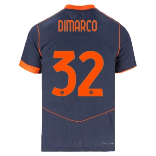 Maillot Inter Milan Dimarco 32 Tenue Third 2025/26 Maillot Inter Milan Dimarco 32 Tenue Third 2025/26