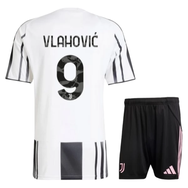 Maillot Juventus FC Vlahović 9 Tenue Domicile Enfant 2025/26 Maillot Juventus FC Vlahović 9 Tenue Domicile Enfant 2025/26