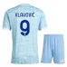 Maillot Juventus FC Vlahović 9 Tenue Extérieur Enfant 2025/26