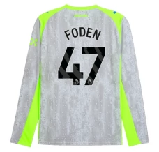 Maillot Manchester City Foden 47 Tenue Third 2025/26 Manches longues