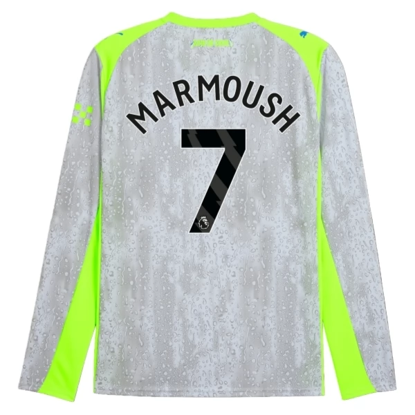 Maillot Manchester City Marmoush 7 Tenue Third 2025/26 Manches longues Maillot Manchester City Marmoush 7 Tenue Third 2025/26 Manches longues