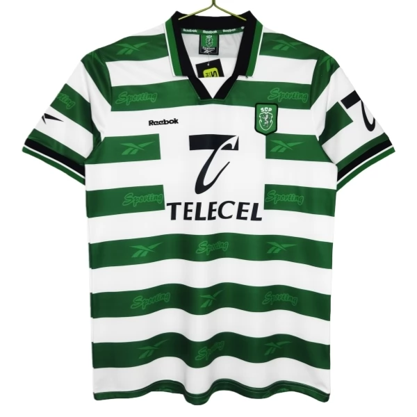 Maillot Sporting CP Tenue Domicile Retro 1999-00 Maillot Sporting CP Tenue Domicile Retro 1999-00