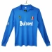 Maillot SSC Napoli Tenue Domicile Retro 1987-88 Manches longues