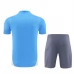 Manchester City Ensemble Maillot d'entraînement 2024/25 - Shorts Bleu