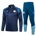 Manchester City Ensemble Sweat d'entraînement 2023/24 - 1-4 Zip Bleu