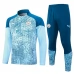 Manchester City Ensemble Sweat d'entraînement 2023/24 - 1-4 Zip Bleu