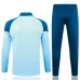 Manchester City Ensemble Sweat d'entraînement 2023/24 - 1-4 Zip Bleu