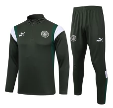 Manchester City Ensemble Sweat d'entraînement 2023/24 - 1-4 Zip Vert