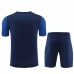 Manchester United Ensemble Maillot d'entraînement 2023/24 - Bleu
