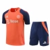 Manchester United Ensemble Maillot d'entraînement 2024/25 - Shorts Orange