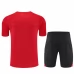 Manchester United Ensemble Maillot d'entraînement 2025/26 - Shorts Rouge