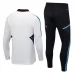 Manchester United Ensemble Sweat d'entraînement 2023/24 - 1-4 Zip Blanc