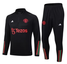 Manchester United Ensemble Sweat d'entraînement 2023/24 - 1-4 Zip Noir