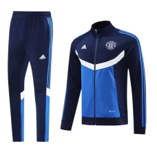 Manchester United Ensemble Veste d'entraînement 2024/25 - Bleu Blanc