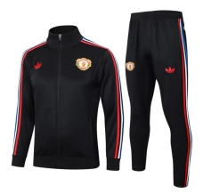 Manchester United Ensemble Veste d'entraînement 2024/25 - Noir